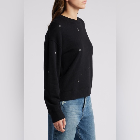 NWOT Rails Ramona Star Embroidered Sweatshirt Size XS $158 - Picture 4 of 10